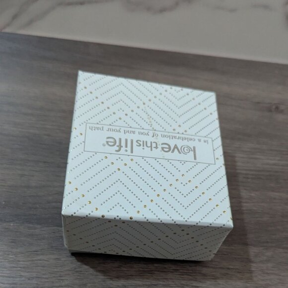 Love This Life Stainless Steel Bangle Bracelet With Charms  New - Picture 6 of 7